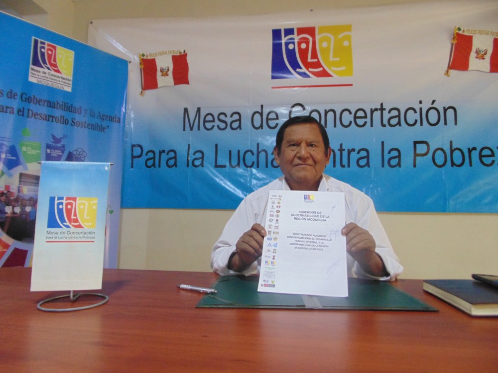 Ratificarán compromiso con el Acuerdo de Gobernabilidad de Moquegua MCLCP